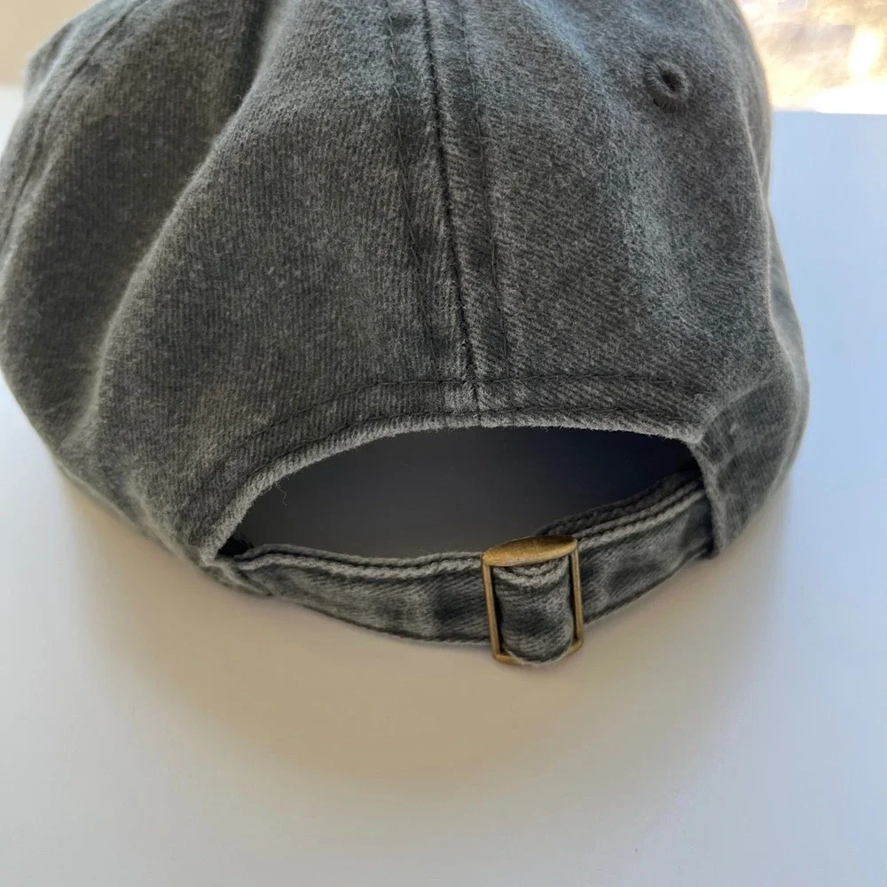 NEW Anthropologie Daily Practice Womens‎ Embroidered Baseball Hat Black